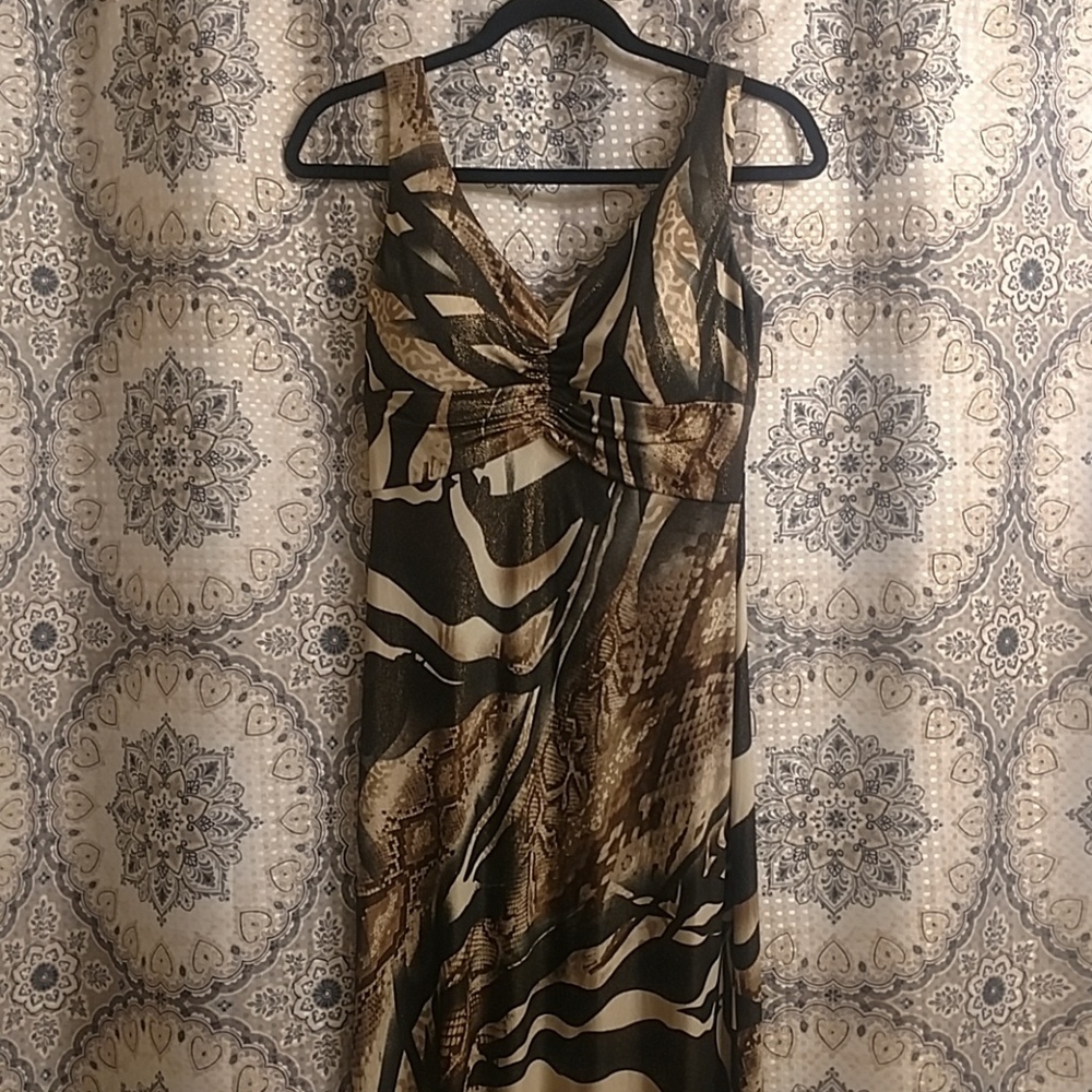 Animal Print Maxi Dress